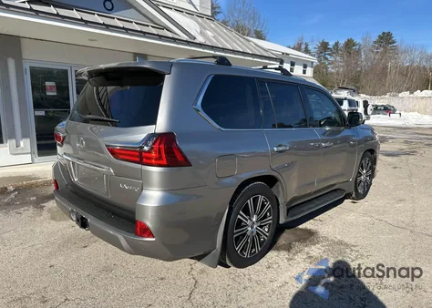 2018 Lexus Lx 570 Three-Row из США, поврежденный, VIN JTJHY7AX1J4257689